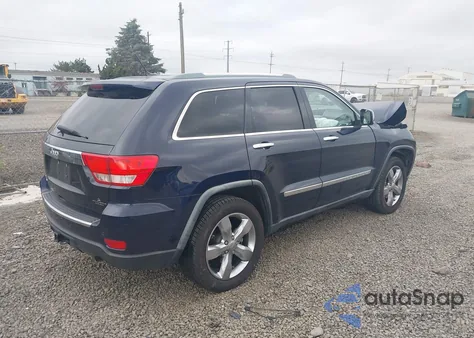 2012 Jeep Grand Cherokee Overland z USA, uszkodzony, nr VIN 1C4RJFCT7CC162109